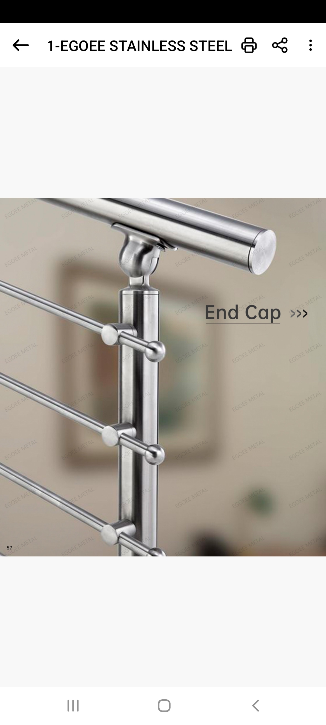 Stainless Steel End Cap